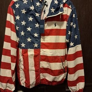 Ralph Lauren Red Blue and Cream Jacket